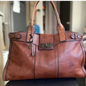 Fossil Vintage Reissue Weekender Whiskey Brown